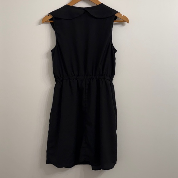 BeBop Black Ruffle Mini Dress - Picture 2 of 3